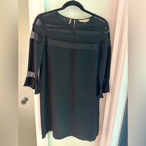 Rebecca Taylor black silk dress, size 6